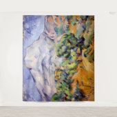 Paul Cezanne - Mont Sainte-Victoire, Tholonet Road Wandteppich (Vorderseite)