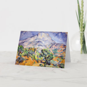 Paul Cezanne - Mont Sainte-Victoire, Tholonet-Stra Karte