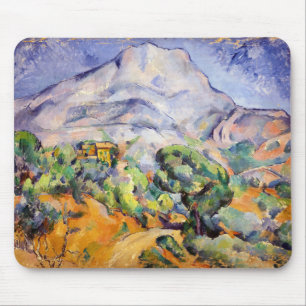 Paul Cezanne - Mont Sainte-Victoire, Tholonet-Stra Mousepad