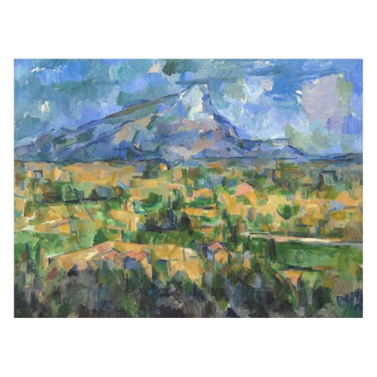 Paul Cezanne - Mont Sainte-Victoire Tischdecke (Vorderseite (Horizontal))