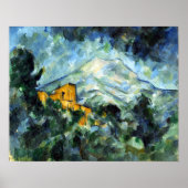 Paul Cezanne Mont Sainte-Victoire und Château Noir Poster (Vorne)