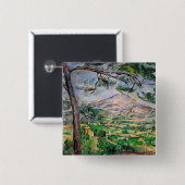 Paul Cezanne - Mont Sainte-Victoire und große Kief Button (Vorne & Hinten)