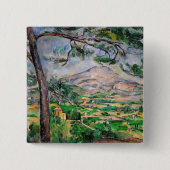 Paul Cezanne - Mont Sainte-Victoire und große Kief Button (Vorderseite)