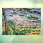 Paul Cezanne - Mont Sainte-Victoire und große Kief Fensteraufkleber (Blatt 3)