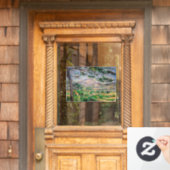 Paul Cezanne - Mont Sainte-Victoire und große Kief Fensteraufkleber (Haustür)