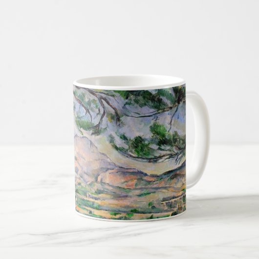 Paul Cezanne - Mont Sainte-Victoire und große Kief Kaffeetasse (VorderseiteRechts)