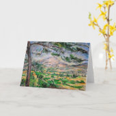 Paul Cezanne - Mont Sainte-Victoire und große Kief Karte (Gelbe Blume)