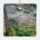 Paul Cezanne - Mont Sainte-Victoire und große Kief Keramikornament (Rückseite)