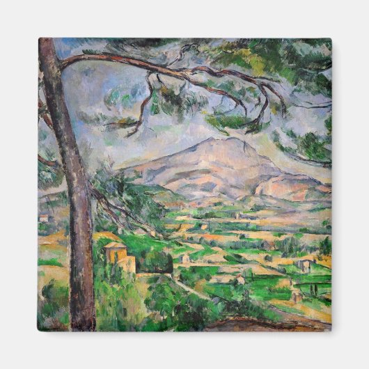 Paul Cezanne - Mont Sainte-Victoire und große Kief Magnet (Vorne)