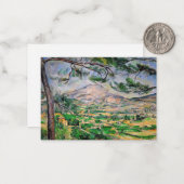 Paul Cezanne - Mont Sainte-Victoire und große Kief Mitteilungskarte (Vorderseite/Rückseite Beispiel)
