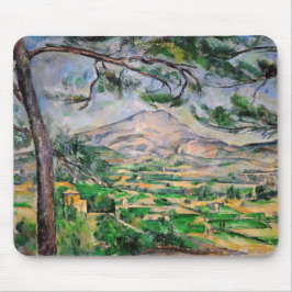 Paul Cezanne - Mont Sainte-Victoire und große Kief Mousepad