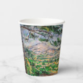 Paul Cezanne - Mont Sainte-Victoire und große Kief Pappbecher (Rückseite)