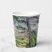 Paul Cezanne - Mont Sainte-Victoire und große Kief Pappbecher (Rechts)