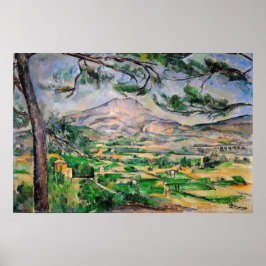 Paul Cezanne - Mont Sainte-Victoire und große Kief Poster