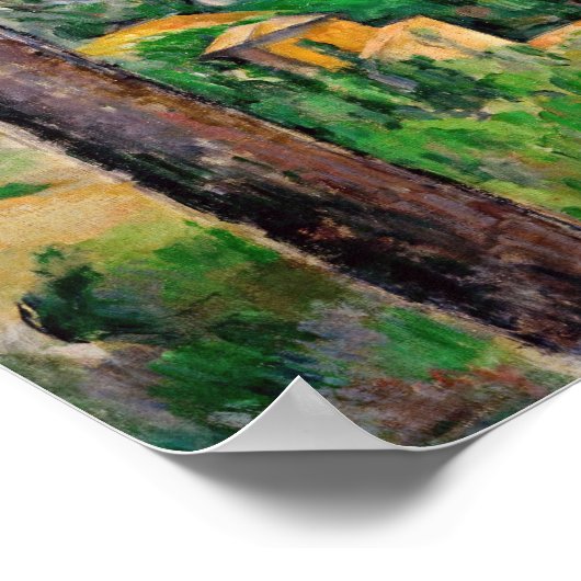 Paul Cezanne - Mont Sainte-Victoire und große Kief Poster (Ecke)