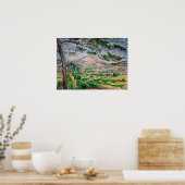 Paul Cezanne - Mont Sainte-Victoire und große Kief Poster (Küche)