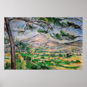 Paul Cezanne - Mont Sainte-Victoire und große Kief Poster
