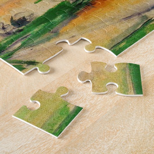 Paul Cezanne - Mont Sainte-Victoire und große Kief Puzzle (Seite)