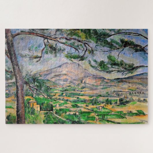 Paul Cezanne - Mont Sainte-Victoire und große Kief Puzzle (Horizontal)