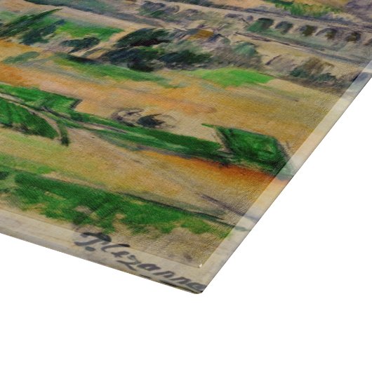 Paul Cezanne - Mont Sainte-Victoire und große Kief Schneidebrett (Ecke)