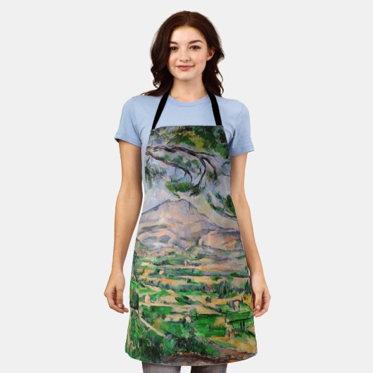 Paul Cezanne - Mont Sainte-Victoire und große Kief Schürze (Getragen)