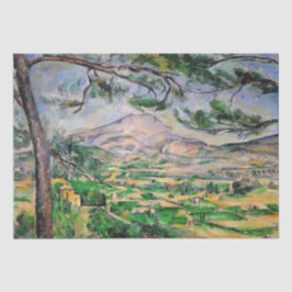 Paul Cezanne - Mont Sainte-Victoire und große Kief Seidenpapier