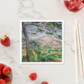 Paul Cezanne - Mont Sainte-Victoire und große Kief Serviette (Beispiel)