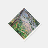 Paul Cezanne - Mont Sainte-Victoire und große Kief Serviette (Ecke)