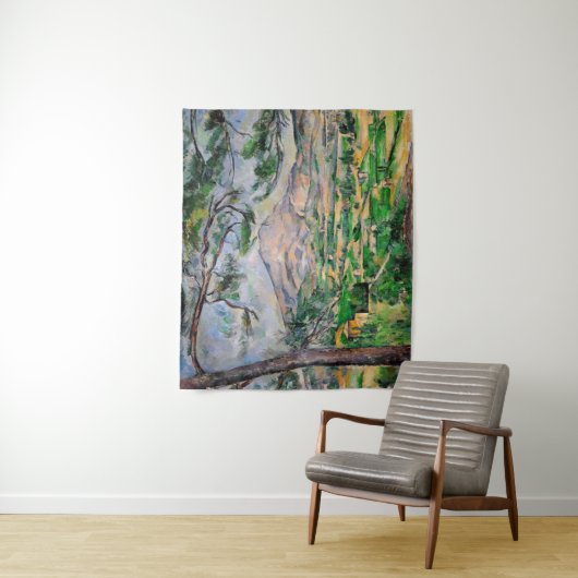 Paul Cezanne - Mont Sainte-Victoire und große Kief Wandteppich (Beispiel)