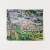 Paul Cezanne - Mont Sainte-Victoire und große Kief Wandteppich (Vorderseite (Horizontal))
