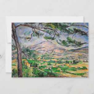Paul Cezanne - Mont Sainte-Victoire und große Pini Einladung