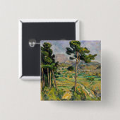 Paul Cezanne - Mont Sainte-Victoire und Viadukt Button (Vorne & Hinten)