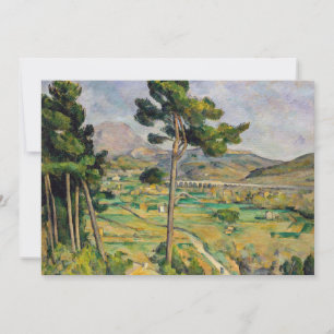 Paul Cezanne - Mont Sainte-Victoire und Viadukt Einladung