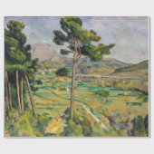 Paul Cezanne - Mont Sainte-Victoire und Viadukt Geschenkpapier (Flach)