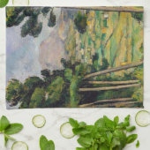 Paul Cezanne - Mont Sainte-Victoire und Viadukt Geschirrtuch (Gefaltet)