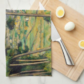 Paul Cezanne - Mont Sainte-Victoire und Viadukt Geschirrtuch (Viertel Falte)