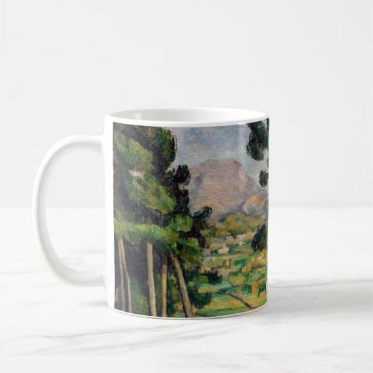 Paul Cezanne - Mont Sainte-Victoire und Viadukt Kaffeetasse (Links)