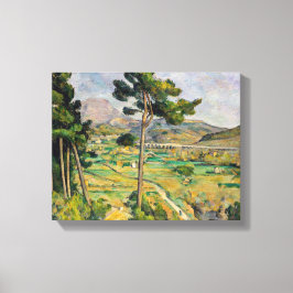 Paul Cezanne - Mont Sainte-Victoire und Viadukt Leinwanddruck