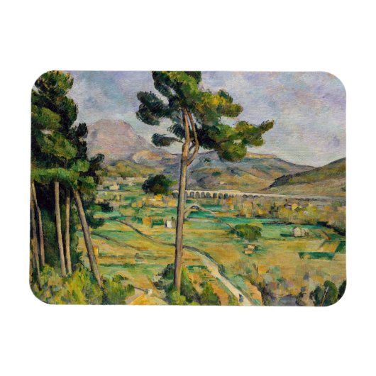 Paul Cezanne - Mont Sainte-Victoire und Viadukt Magnet (Horizontal)