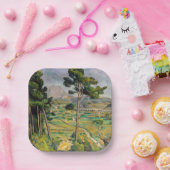 Paul Cezanne - Mont Sainte-Victoire und Viadukt Pappteller (Party)