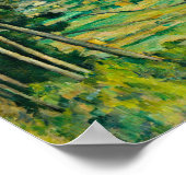 Paul Cezanne. Mont Sainte-Victoire und Viadukt Poster (Ecke)