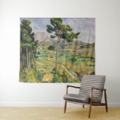 Paul Cezanne - Mont Sainte-Victoire und Viadukt Wandteppich (Beispiel (Horizontal))