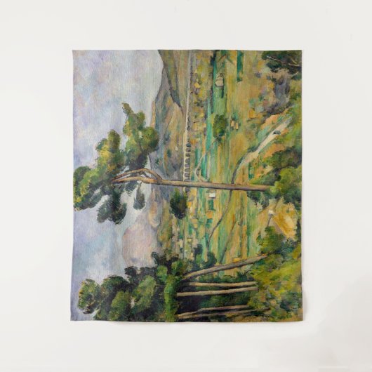Paul Cezanne - Mont Sainte-Victoire und Viadukt Wandteppich (Vorderseite)