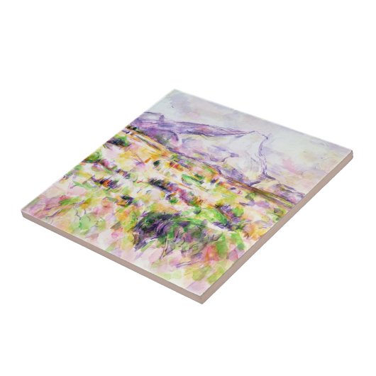 Paul Cezanne | Mont Sainte-Victoire von Les Lauve Fliese (Seite)