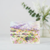 Paul Cezanne | Mont Sainte-Victoire von Les Lauve Postkarte (Stehend Vorderseite)