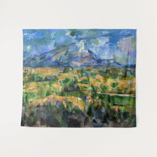 Paul Cezanne - Mont Sainte-Victoire Wandteppich (Vorderseite (Horizontal))