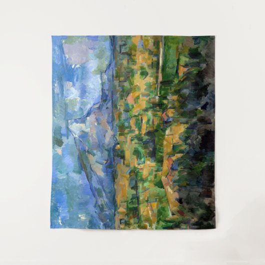 Paul Cezanne - Mont Sainte-Victoire Wandteppich (Vorderseite)
