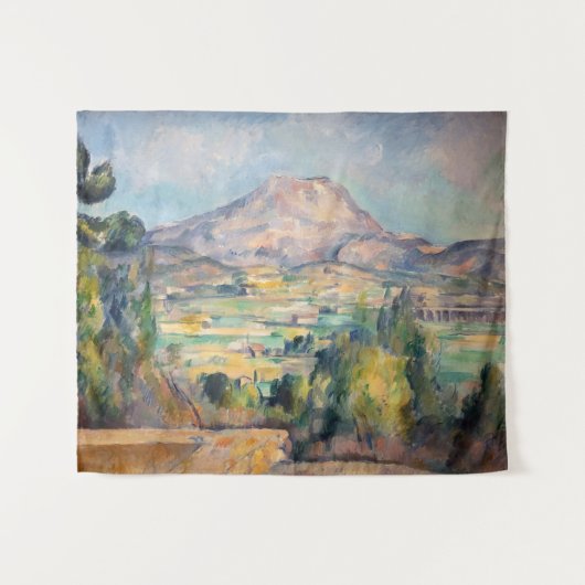 Paul Cezanne - Mont Sainte-Victoire Wandteppich (Vorderseite (Horizontal))