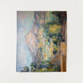 Paul Cezanne - Mont Sainte-Victoire Wandteppich (Vorderseite)
