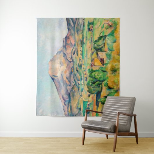 Paul Cezanne - Mont Sainte-Victoire Wandteppich (Beispiel)